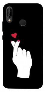 Чехол Сердце в руке для Huawei P20 Lite