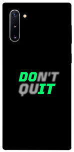 Чехол Don't quit для Galaxy Note 10 (2019)