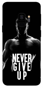 Чехол Never give up для Galaxy S9