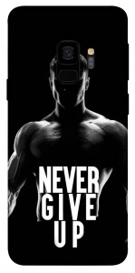 Чохол Never give up для Galaxy S9