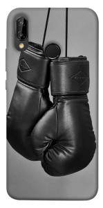 Чехол Черные боксерские перчатки для Huawei P20 Lite