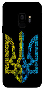 Чехол Жовтоблакитний герб для Galaxy S9