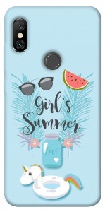 Чехол Girls summer для Xiaomi Redmi Note 6 Pro