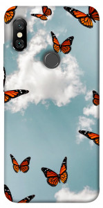 Чехол Summer butterfly для Xiaomi Redmi Note 6 Pro