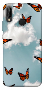Чехол Summer butterfly для Huawei P20 Lite