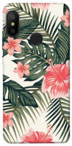 Чехол Tropic flowers для Xiaomi Mi A2 Lite