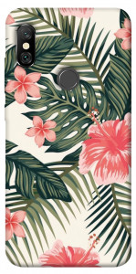 Чехол Tropic flowers для Xiaomi Redmi Note 6 Pro