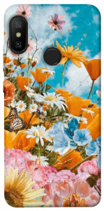 Чехол Летние цветы для Xiaomi Mi A2 Lite
