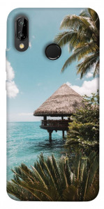 Чехол Тропический остров для Huawei P20 Lite
