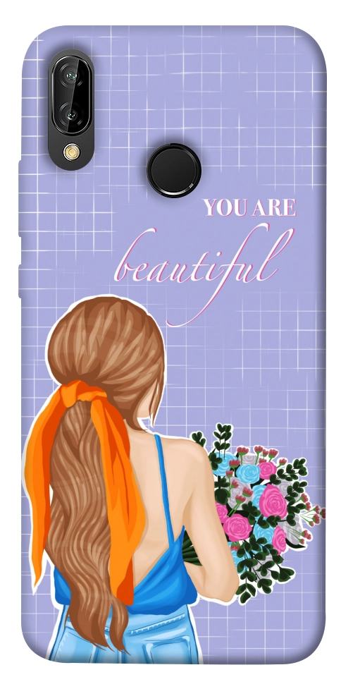 Чехол You are beautiful для Huawei P20 Lite