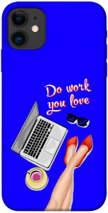 Чехол Do work you love для iPhone 11