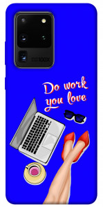 Чехол Do work you love для Galaxy S20 Ultra (2020)
