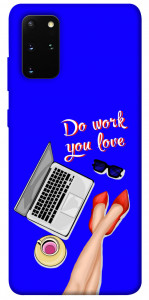 Чехол Do work you love для Galaxy S20 Plus (2020)