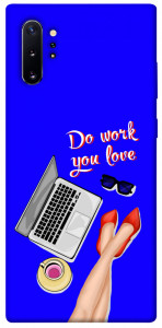 Чехол Do work you love для Galaxy Note 10+ (2019)