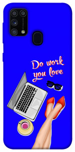 Чехол Do work you love для Galaxy M31 (2020)