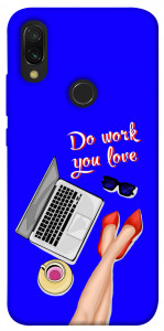 Чехол Do work you love для Xiaomi Redmi 7