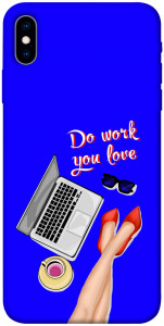 Чехол Do work you love для iPhone XS (5.8")