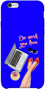 Чохол Do work you love для iPhone 6s plus (5.5'')