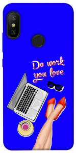 Чехол Do work you love для Xiaomi Redmi 6 Pro