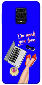 Чохол Do work you love для Xiaomi Redmi Note 9 Pro
