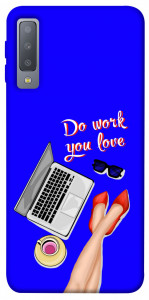 Чехол Do work you love для Galaxy A7 (2018)