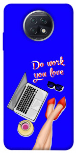 Чехол Do work you love для Xiaomi Redmi Note 9T