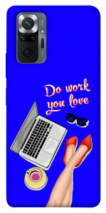 Чехол Do work you love для Xiaomi Redmi Note 10 Pro