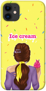 Чехол Ice cream girl для iPhone 11