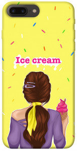 Чехол Ice cream girl для iPhone 7 plus (5.5")