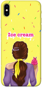 Чохол Ice cream girl для iPhone XS Max