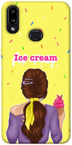 Чехол Ice cream girl для Galaxy A10s (2019)