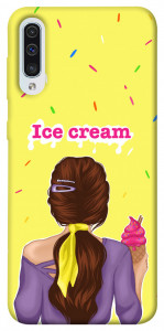 Чехол Ice cream girl для Samsung Galaxy A50 (A505F)