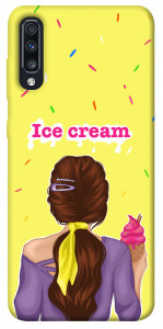 Чехол Ice cream girl для Galaxy A70 (2019)