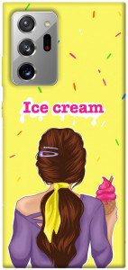 Чехол Ice cream girl для Galaxy Note 20 Ultra