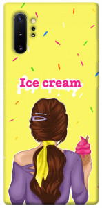 Чехол Ice cream girl для Galaxy Note 10+ (2019)