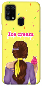 Чехол Ice cream girl для Galaxy M31 (2020)