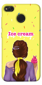 Чехол Ice cream girl для Xiaomi Redmi 4X