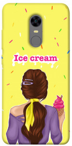 Чехол Ice cream girl для Xiaomi Redmi 5 Plus