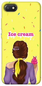 Чехол Ice cream girl для Xiaomi Redmi 6A