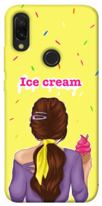 Чехол Ice cream girl для Xiaomi Redmi 7