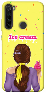 Чохол Ice cream girl для Xiaomi Redmi Note 8T