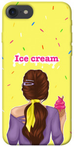Чохол Ice cream girl для iPhone 7 (4.7'')