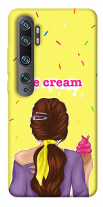 Чехол Ice cream girl для Xiaomi Mi Note 10 Pro