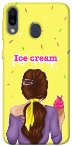 Чехол Ice cream girl для Galaxy M20