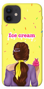 Чохол Ice cream girl для iPhone 12