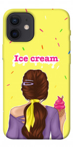 Чохол Ice cream girl для iPhone 12 mini
