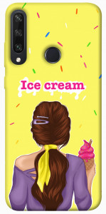 Чохол Ice cream girl для Huawei Y6p