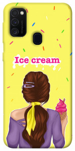 Чохол Ice cream girl для Samsung Galaxy M30s﻿