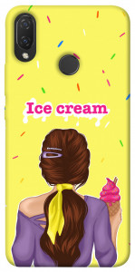 Чохол Ice cream girl для Huawei P Smart+