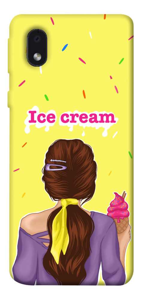 Чехол Ice cream girl для Galaxy M01 Core